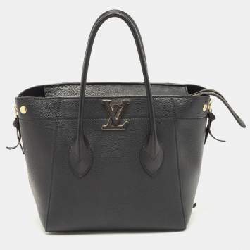 Pre Owned Louis Vuitton Black Leather Freedom Bag