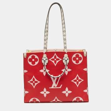 Pre Owned Louis Vuitton Multicolor Monogram Giant Canvas Onthego GM Bag