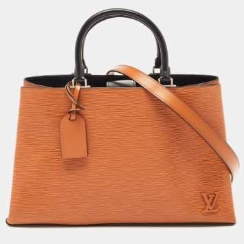 Pre Owned Louis Vuitton Cipango Gold Epi Leather Kleber MM Bag
