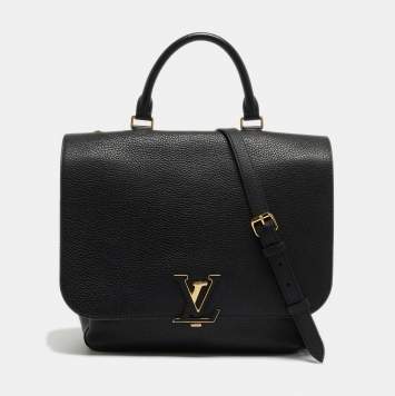 Pre Owned Louis Vuitton Black Leather Volta Bag
