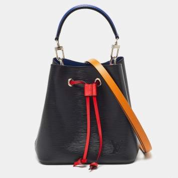 Pre Owned Louis Vuitton Black/Safran Epi Leather NeoNoe BB Bag