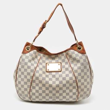 Pre Owned Louis Vuitton Damier Azur Canvas Galliera PM Bag