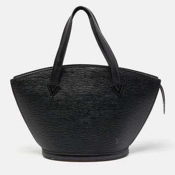Pre Owned Louis Vuitton Black Epi Leather Saint Jacques PM Bag