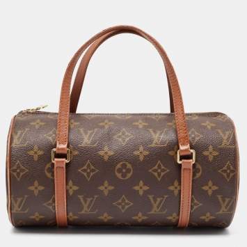 Pre Owned Louis Vuitton Monogram Canvas Papillon 26 Bag