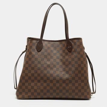 Pre Owned Louis Vuitton Damier Ebene Canvas Neverfull GM Bag