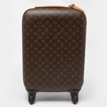 Pre Owned Louis Vuitton Monogram Canvas Zephyr 55 Rolling Suitcase