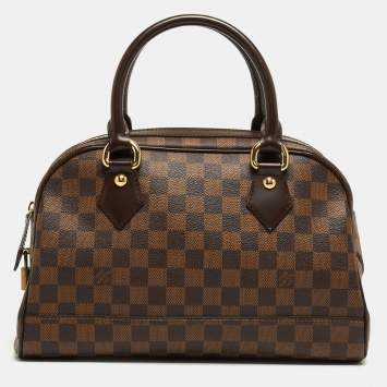 Pre Owned Louis Vuitton Damier Ebene Canvas Duomo Bag