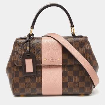 Pre Owned Louis Vuitton Magnolia Damier Ebene Canvas Bond Street BB Bag