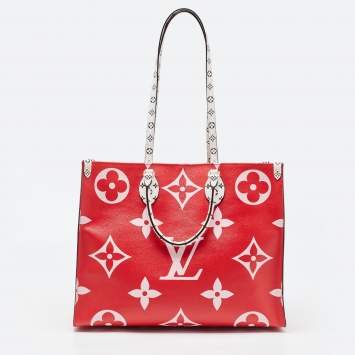 Pre Owned Louis Vuitton Multicolor Monogram Giant Canvas Onthego GM Bag