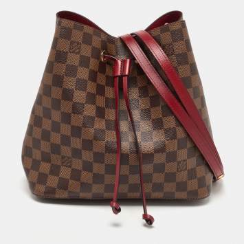 Pre Owned Louis Vuitton Damier Ebene Canvas NeoNoe Bag