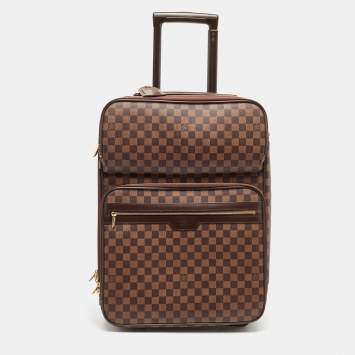 Pre Owned Louis Vuitton Damier Ebene Canvas Pegase Legere Business Suitcase 55