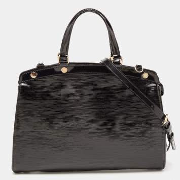 Pre Owned Louis Vuitton Black Electric Epi Leather Brea MM Bag