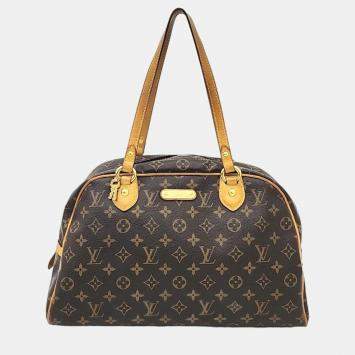 Pre Owned Louis Vuitton Monogram Montrogoy GM