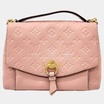 Pre Owned Louis Vuitton Pink Monogram Empriente Leather Blanche BB Shoulder Bag
