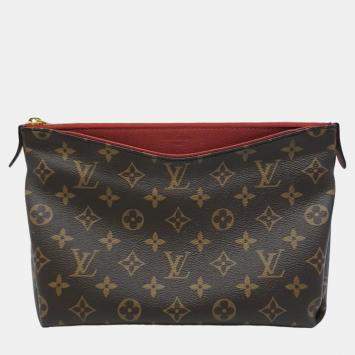 Pre Owned  Louis Vuitton Red Monogram Canvas Pallas Beauty Case