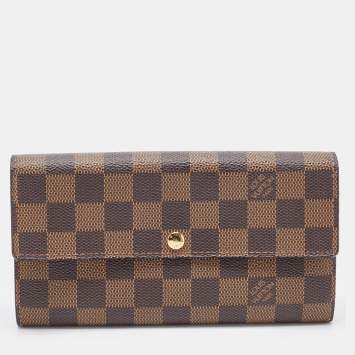 Pre Owned Louis Vuitton Monogram Canvas Canvas  Sarah Wallet