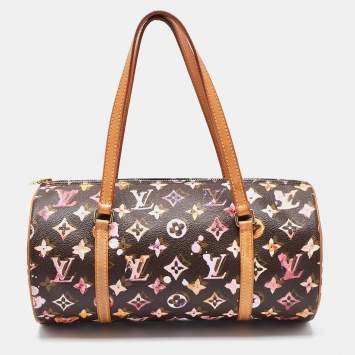 Pre Owned Louis Vuitton Monogram Canvas Watercolor Richard Prince Papillon 30 Bag