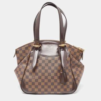 Pre Owned Louis Vuitton Damier Ebene Canvas Verona MM Bag
