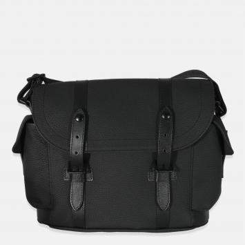 Louis Vuitton Black Taurillon Leather Christopher Messenger Bag 