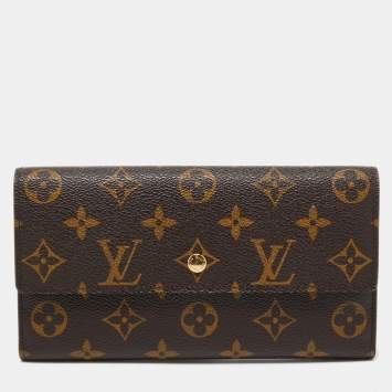 Pre Owned Louis Vuitton Monogram Canvas Porte-Tresor International Wallet