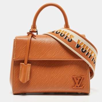 Pre Owned Louis Vuitton Gold Honey Epi Leather Mini Cluny Bag