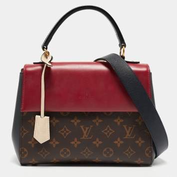 Pre Owned Louis Vuitton Tricolor Monogram Canvas and Leather Cluny BB Top Handle Bag