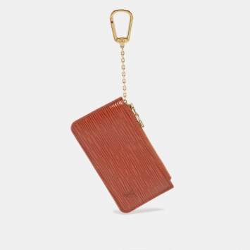Pre Owned Louis Vuitton Kenyan Fawn Epi Leather Key Pouch