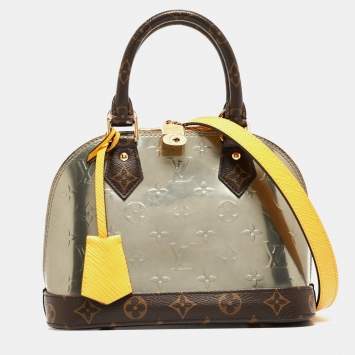 Pre Owned Louis Vuitton Metallise Monogram Vernis and Canvas Alma BB Bag