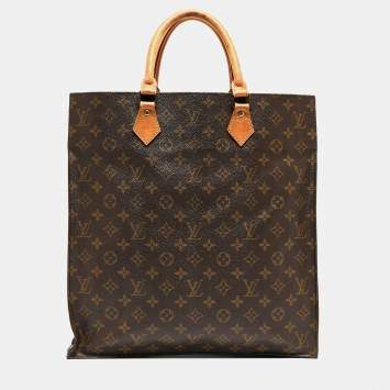 Pre Owned Louis Vuitton Monogram Canvas Sac Plat Bag