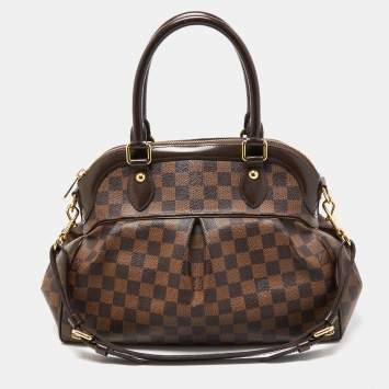 Pre Owned Louis Vuitton Damier Ebene Canvas Trevi PM Bag