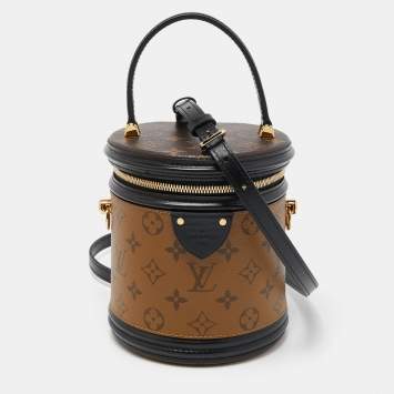 Pre Owned Louis Vuitton Monogram Reverse Canvas Cannes Bag