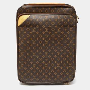 Pre Owned Louis Vuitton Monogram Canvas Business Pegase Legere 55 Luggage