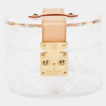 Pre Owned Louis Vuitton Monogram Plexiglass Box Scott 