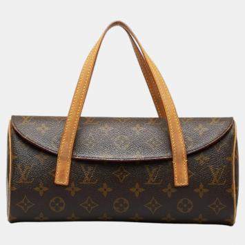 Pre Owned Louis Vuitton Brown Canvas Monogram Sonatine bag