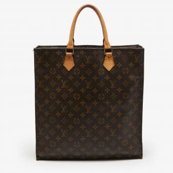 Pre Owned Louis Vuitton Monogram Canvas Sac Plat GM Bag