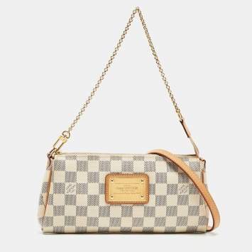 Pre Owned Louis Vuitton Damier Azur Canvas Eva Pochette