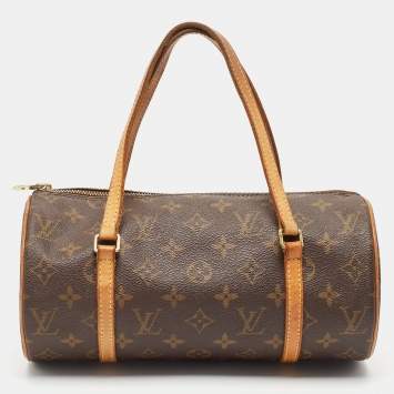 Pre Owned Louis Vuitton Monogram Canvas Papillon 26 Bag