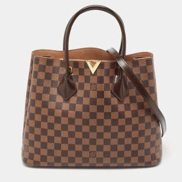 Pre Owned Louis Vuitton Damier Ebene Canvas Kensington Bag