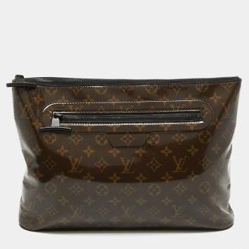 Pre Owned Louis Vuitton Monogram Glaze Cosmos Pochette 