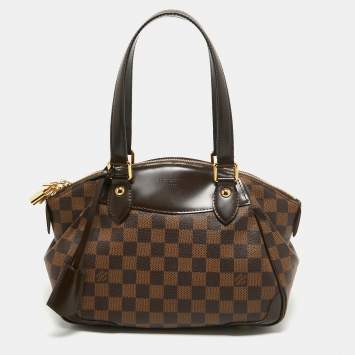 Pre Owned Louis Vuitton Damier Ebene Canvas Verona PM Bag