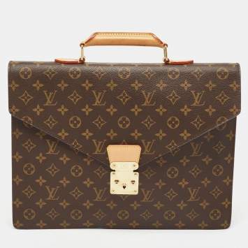 Pre Owned Louis Vuitton Monogram Canvas Serviette Conseiller Business Briefcase