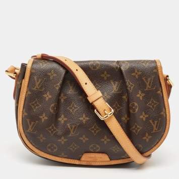 Pre Owned Louis Vuitton Monogram Canvas Menilmontant PM Bag