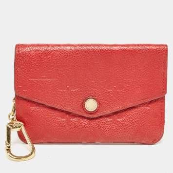 Pre Owned Louis Vuitton Cherry Empreinte Leather Key Pouch