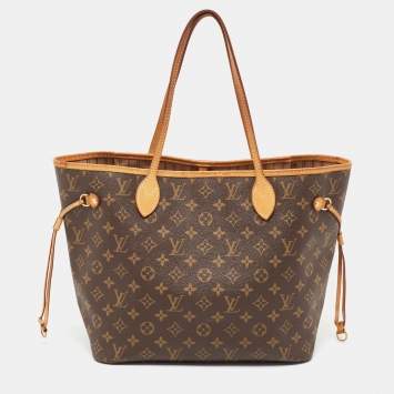Pre Owned Louis Vuitton Monogram Canvas Neverfull MM Bag