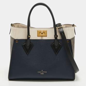 Pre Owned Louis Vuitton Marine Monogram Canvas and Leather On My Side Bag 