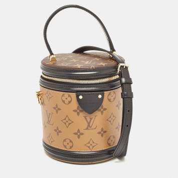 Pre Owned Louis Vuitton Monogram Reverse Canvas Cannes Bag