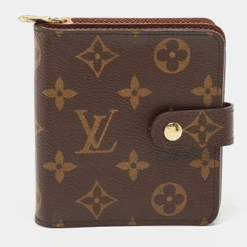 Pre Owned Louis Vuitton Monogram Canvas French Wallet