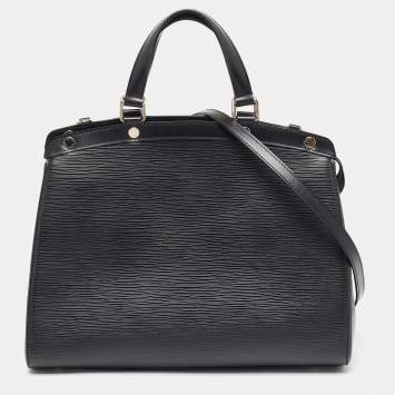 Pre Owned Louis Vuitton Black Epi Leather Brea GM Bag