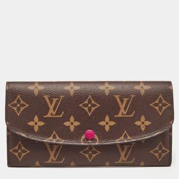 Pre Owned Louis Vuitton Monogram Canvas Emilie Wallet
