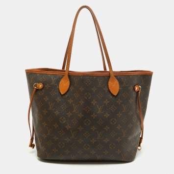 Pre Owned Louis Vuitton Monogram Canvas Neverfull MM Bag
